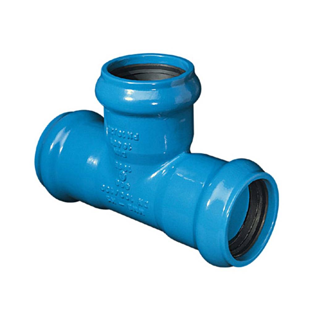 Ductile Iron -  Cast Iron - Fittings - Bitumen - Fusion Bonded Epoxy Equal Tee