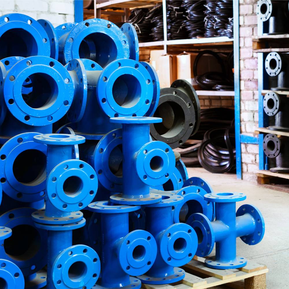 Ductile Iron -  Cast Iron - Fittings - Bitumen - Fusion Bonded Epoxy